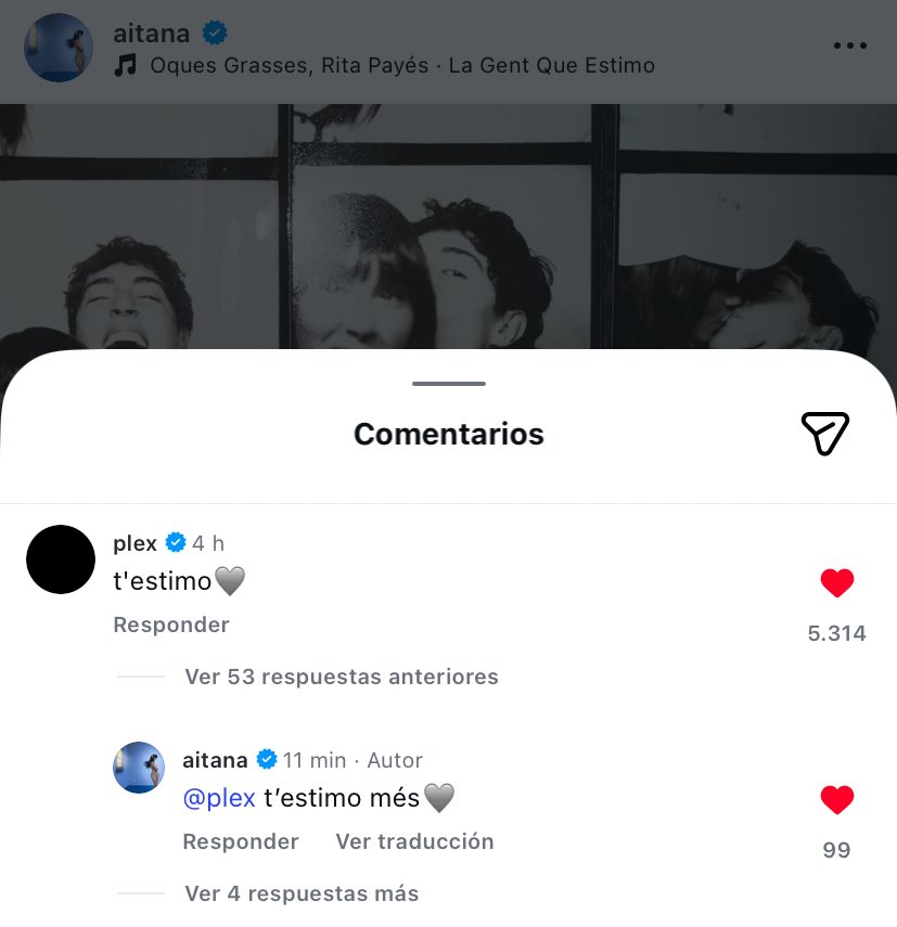 dearaitana_'s tweet photo. hay cierta intimidad en que estos comentarios estén en catalán 🥲 https://t.co/hx3wtGDpNk