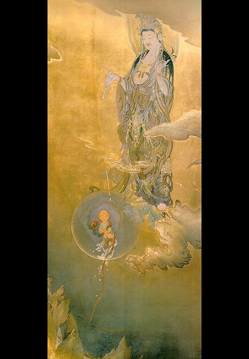 狩野芳崖『悲母観音』1888年 東京芸術大学