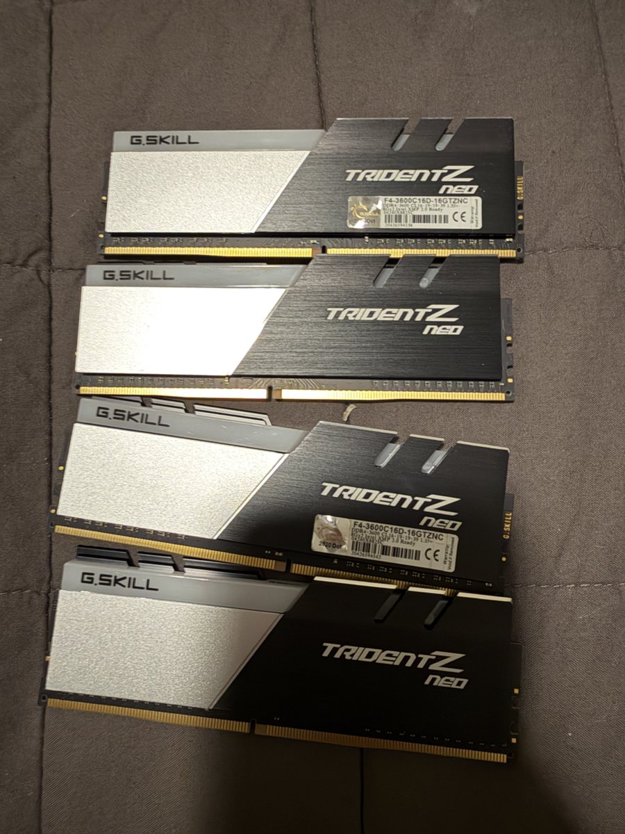 Was cleaning out a box and found these. DDR4 lives