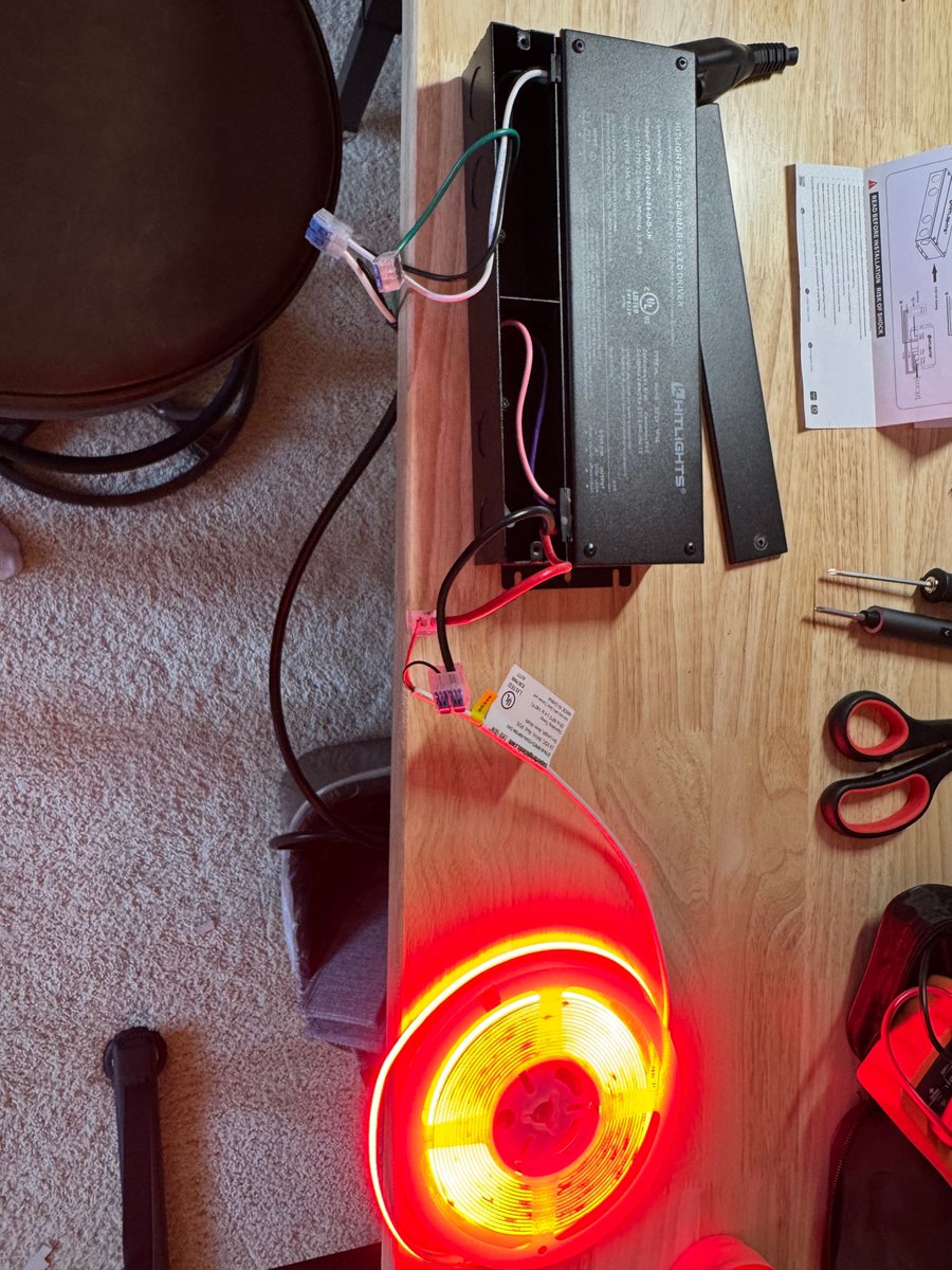 Wiring up your own LED light fixture is pretty easy!