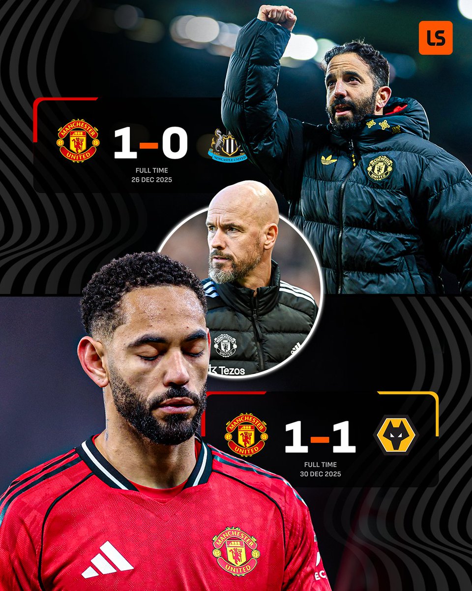 Man United 𝙁𝘼𝙄𝙇 to keep a clean sheet in consecutive league games 🫨❌

They last did so in 2024 under Ten Hag 😳

There was no better opportunity 🆚 relegation-destined Wolves 😏