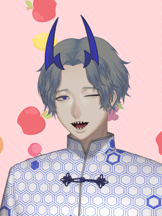rokkaku56hell's tweet photo. 獄卒Vtuber　五ヶ山ロッカクです👹
地獄から楽しい配信をお届け
応援よろしくお願いします！

【TAG】
総合：#五ヶ山ロッカク
配信：#ロッカク配信中
FA：#ロッカク画報
ファンマーク：👹🔩 https://t.co/3B3rmZzNaj
