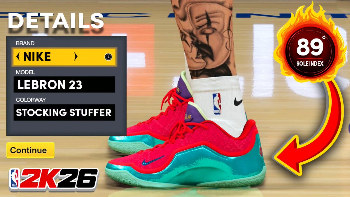 🧪 New Shoe Drop 🧪

Nike LeBron 23 Stocking Stuffer

youtu.be/Co-UfwnpUnc

#thesolelab #solenation #nba2k26 #nba2k #nike #lebron23 #lebronjames