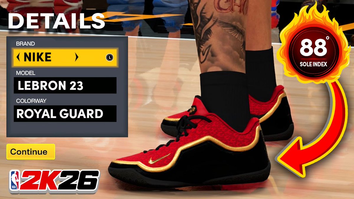 🧪 New Shoe Drop 🧪

Nike LeBron 23 Royal Guard

youtu.be/gADum8zBNWY

#thesolelab #solenation #nba2k26 #nba2k #nike #lebron23 #lebronjames