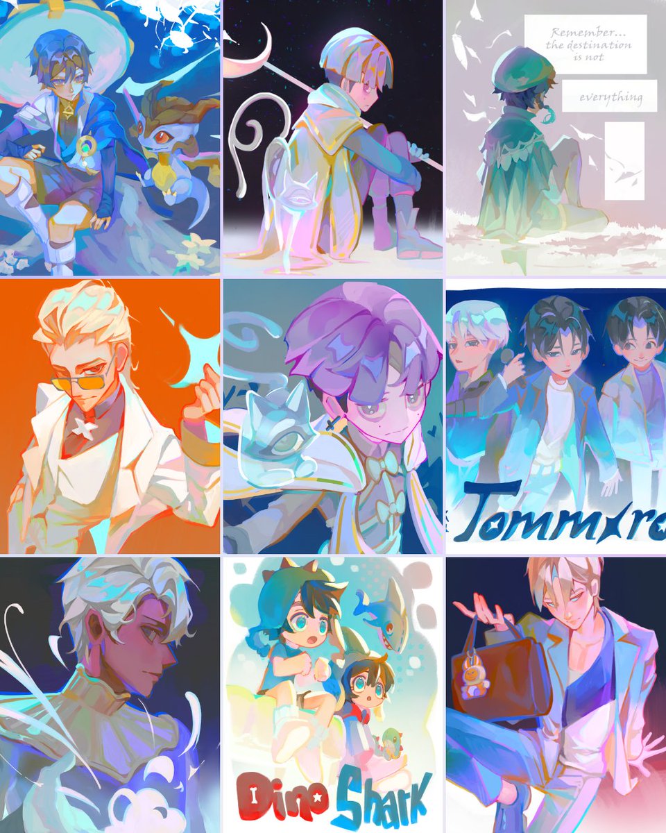 my 2025 art summary 💙
