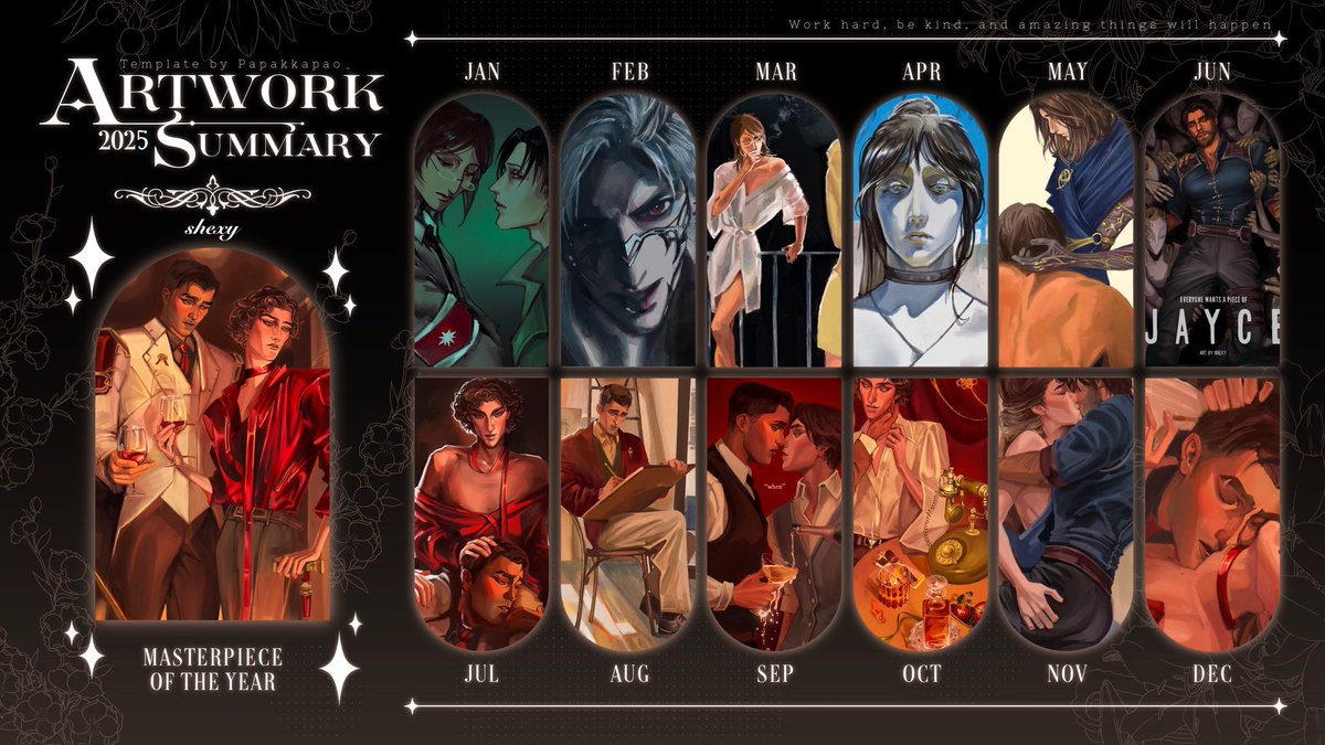 2025 Art Summary ⚙️
Thank you all for this year! Your support means a lot to me!
You can trace the exact moment when my jayvik obsession started XD
