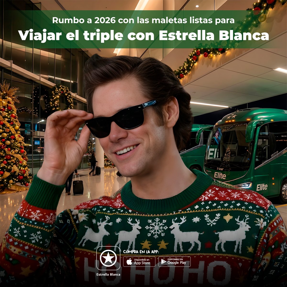 ✨🚍 Un nuevo año nos espera lleno de rutas, destinos y grandes historias por recorrer.
Seguimos avanzando juntos, conectando sueños y multiplicando experiencias con Estrella Blanca 🌟

📲 Compra en la app Estrella Blanca y disfruta de los beneficios
mirutaestrella.com