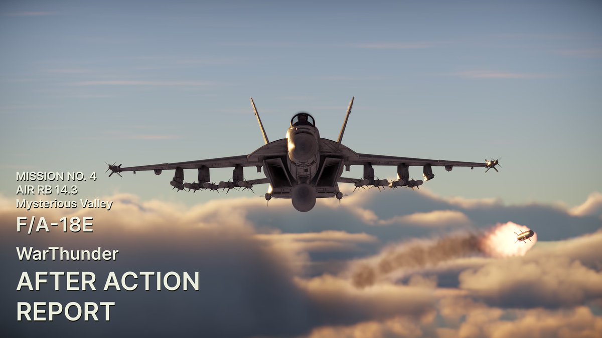 #WarThunder 
WarThunder AAR No.4　F/A-18E
m.youtube.com/watch?v=YMe0W1…