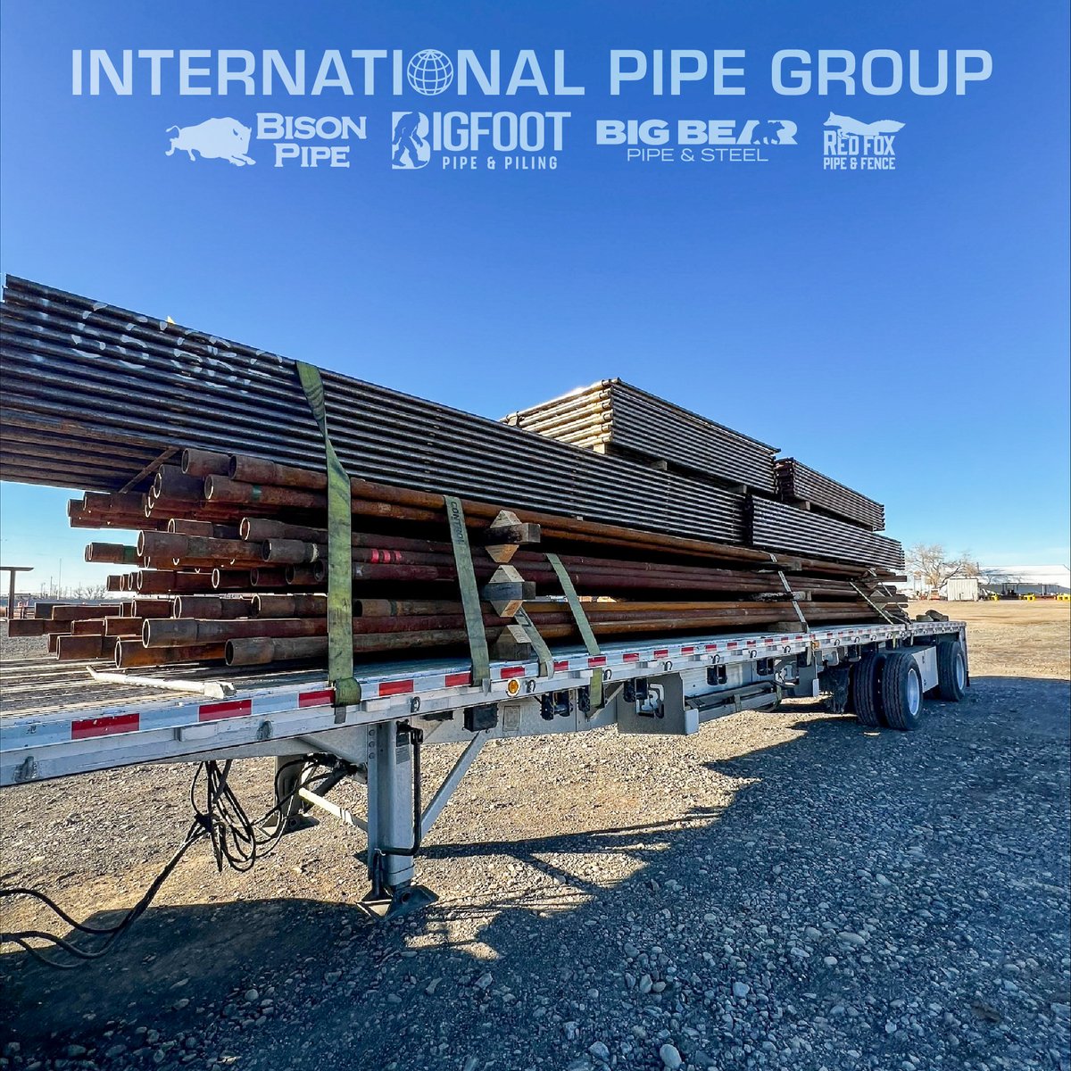 BisonPipe's tweet image. Need a mixed load for a project? That’s what we do! Call us at (208) 324-2142.
#BisonPipe #SteelPipe #PipeYard