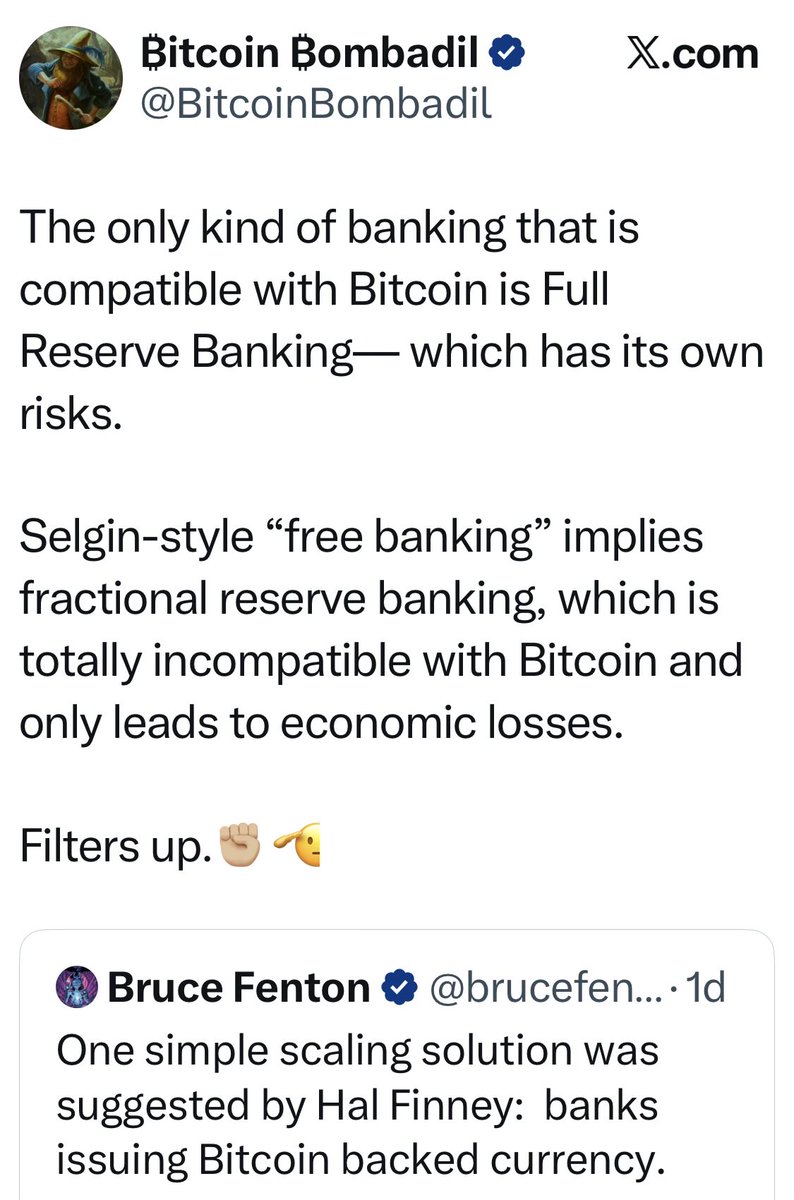 But say goodbye to any kind of deposit insurance. And no banks can be  bailed out by central banks, if there is a run on them, or if the banking  sector as