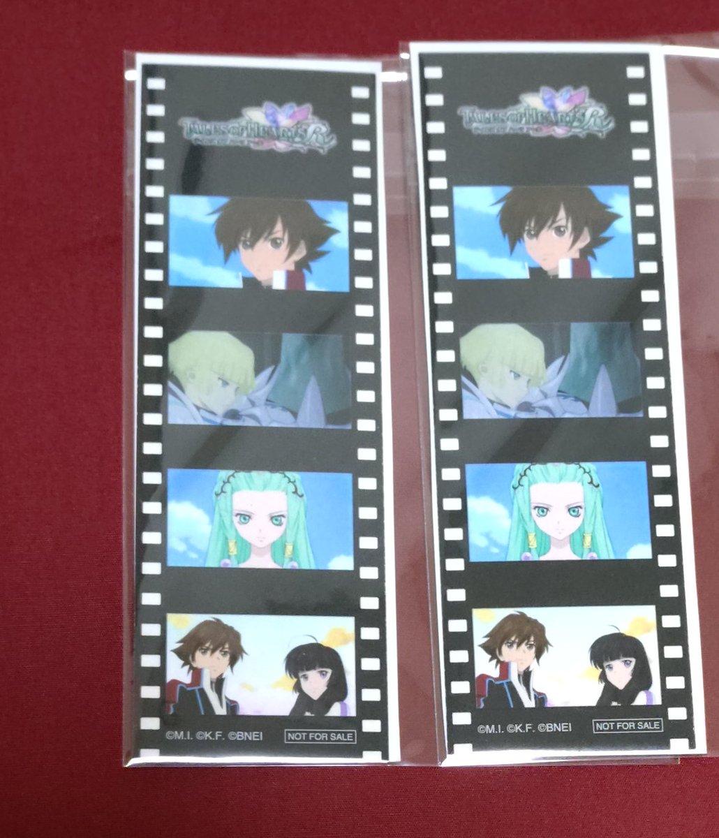 交換】テイルズ 30th MUSEUM ミュージアム 入場特典 フィルム風しおり