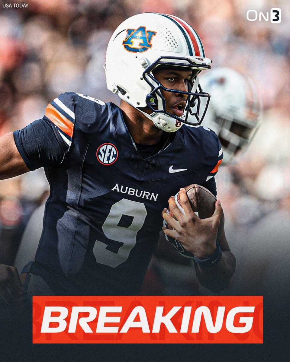 Auburn QB Deuce Knight plans to enter the transfer portal: on3.com/boards/threads…

Told our message board yesterday this was likely happening today.