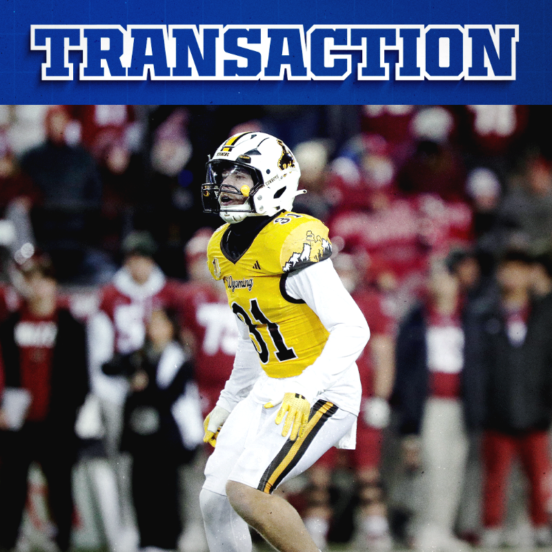 Colts's tweet photo. we have signed CB Wyett Ekeler to the practice squad and released T Zach Thomas from the practice squad.