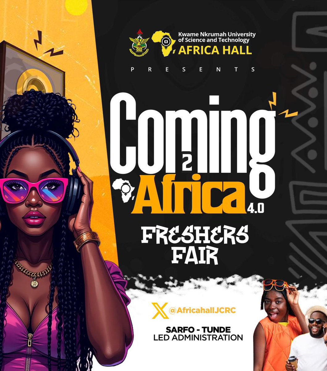 Fresh Dormites and Heroes, this one's for YOU🫵🏽

Get ready to experience the vibe and energy that only Africa Hall can deliver.

Stay tuned and let us welcome you home!