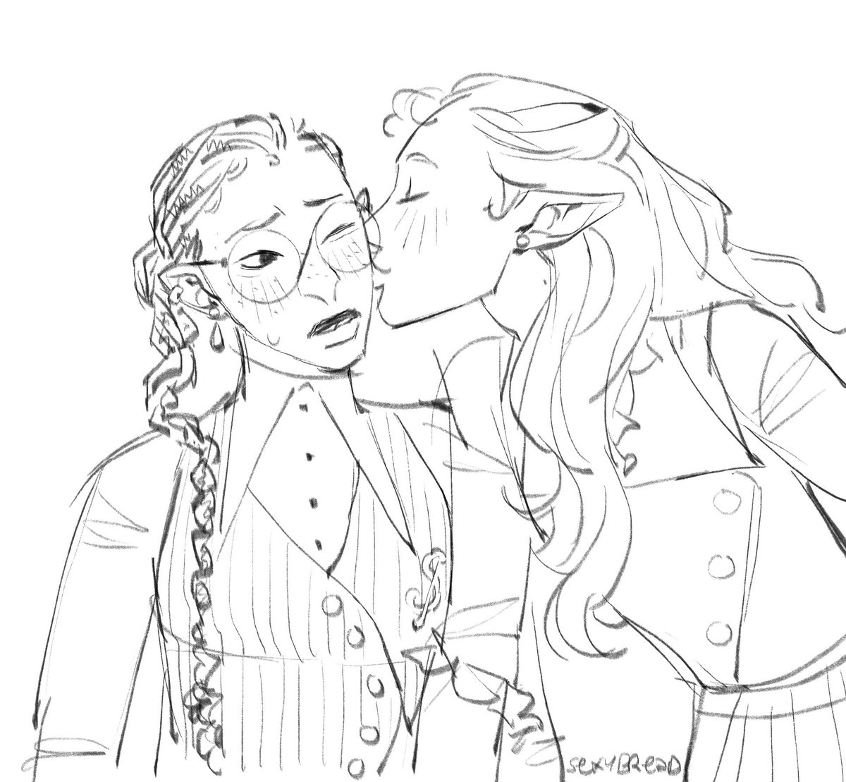 r ppl awake for art... pstpstpst
heres a gelphie kiss
