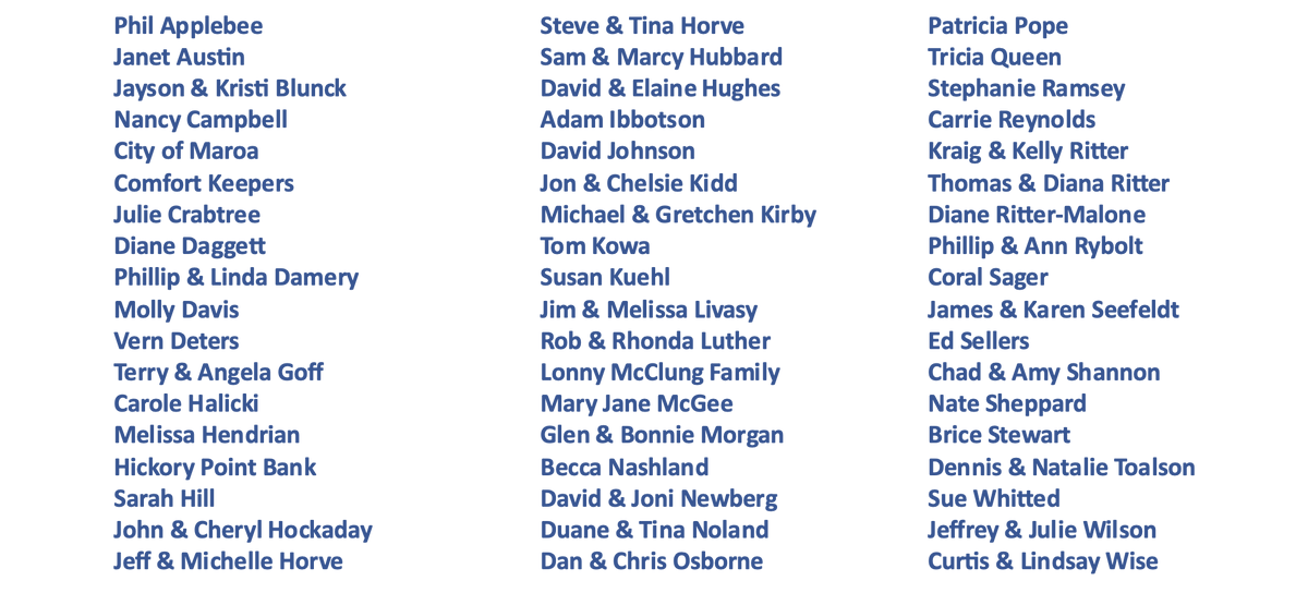 Thank you to all of our 2025 donors! We were blown away by the incredible number of individuals, families, &amp; organizations who supported the Foundation this year. Every gift helped create opportunities for our MF students. Your generosity truly makes a difference.