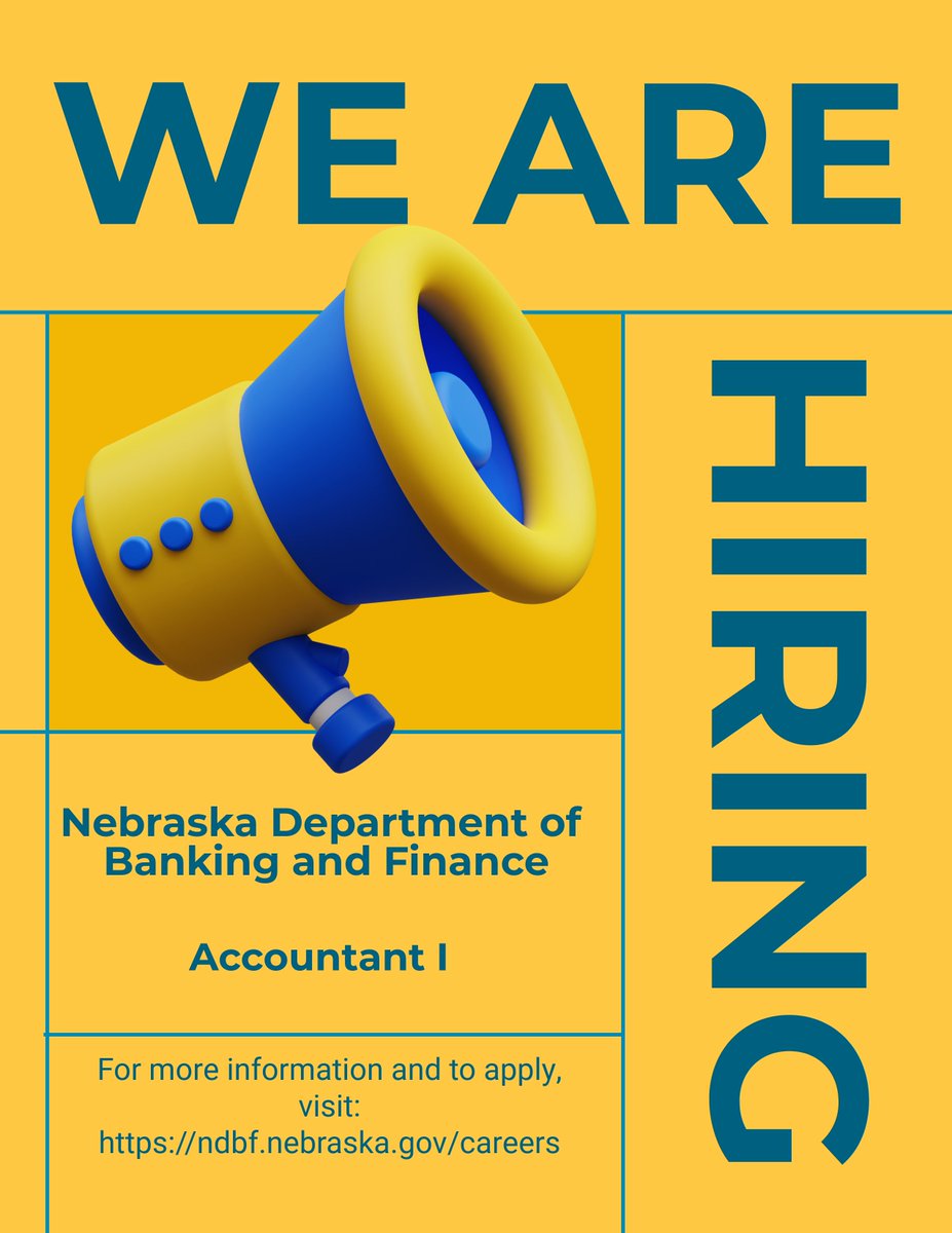 Nebraska Department of Banking & Finance tweet media