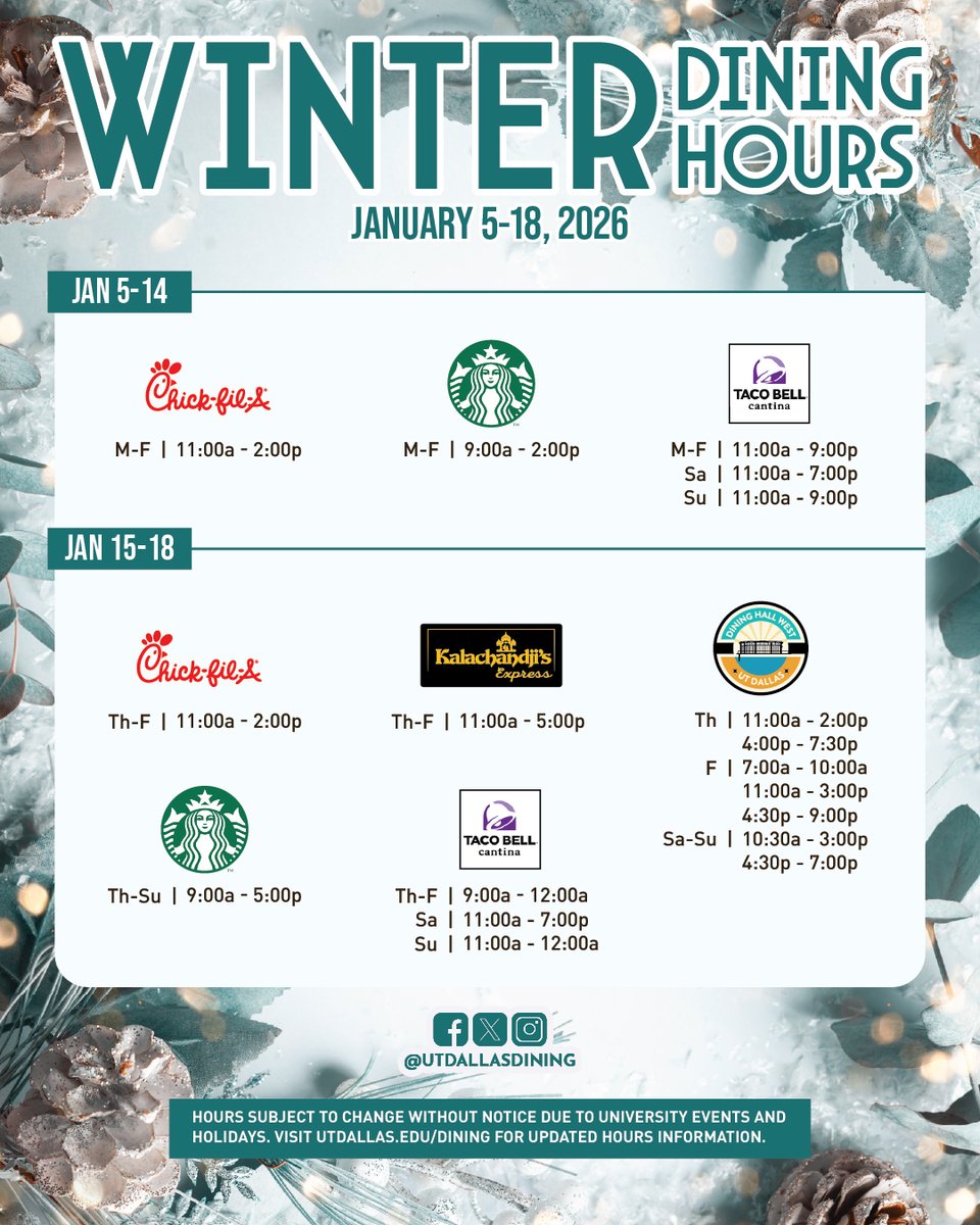 UTD Dining tweet media