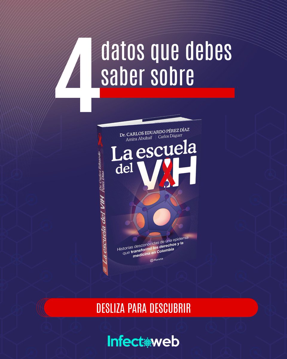 InfectoWeb's tweet image. 📖La Escuela del VIH, del Dr @cperezd, es una lectura para quienes creen en la memoria, en la ciencia con humanidad y en las historias que transforman realidades.

Aquí se cruzan la historia del VIH, el activismo de los pacientes, los avances médicos y una reflexión profunda…