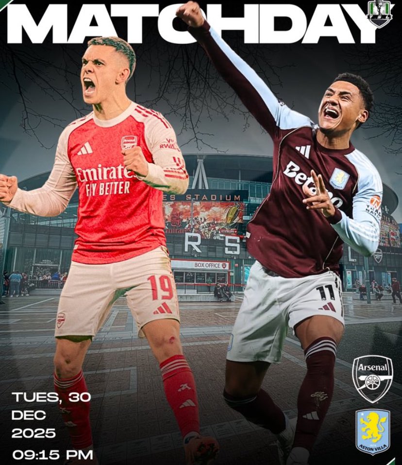 Let’s go boys 🦾🦾 we’re ending Aston Villa winning streak tonight
