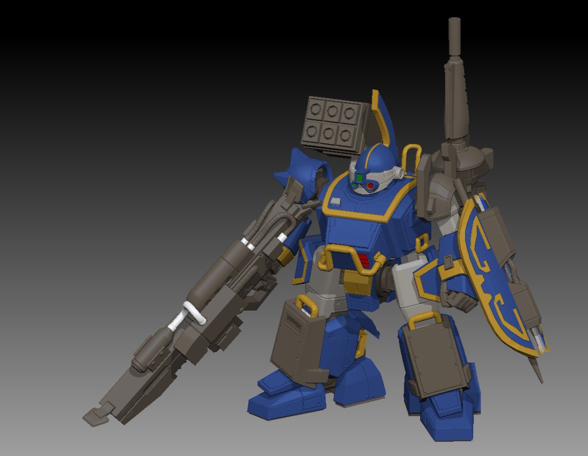 ２月のワンフェスに申請していた新作「ベルゼルガBTS2」、展示・販売の許諾をいただきました
 ありがとうございます！

今回デュアルマガジン版で使用したミサイルポットやロックガンも用意しております

  #WF2026W