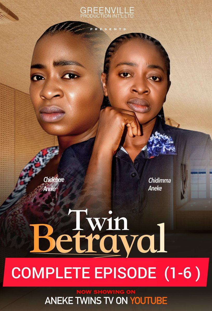 We are live… 
TWIN BETRAYAL series 
Episodes 1,2,3,4,5,6
Streaming on AnekeTwinsTv on Youtube..
Thank you for always watching 🫶🏽
#Chidimmaaneke
#Chidiebereaneke
#aneketwins  
#nollywood
