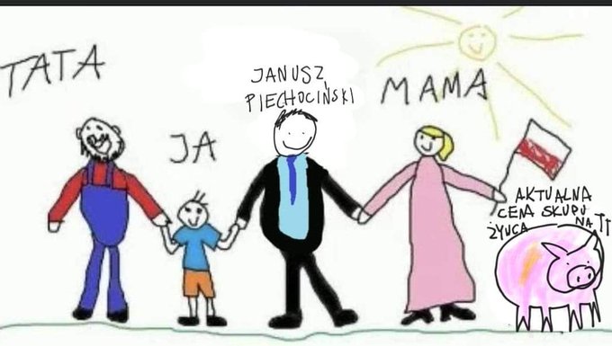 Piechocinski's tweet image. Bardzo miło znaleźć taki rysunek w necie: