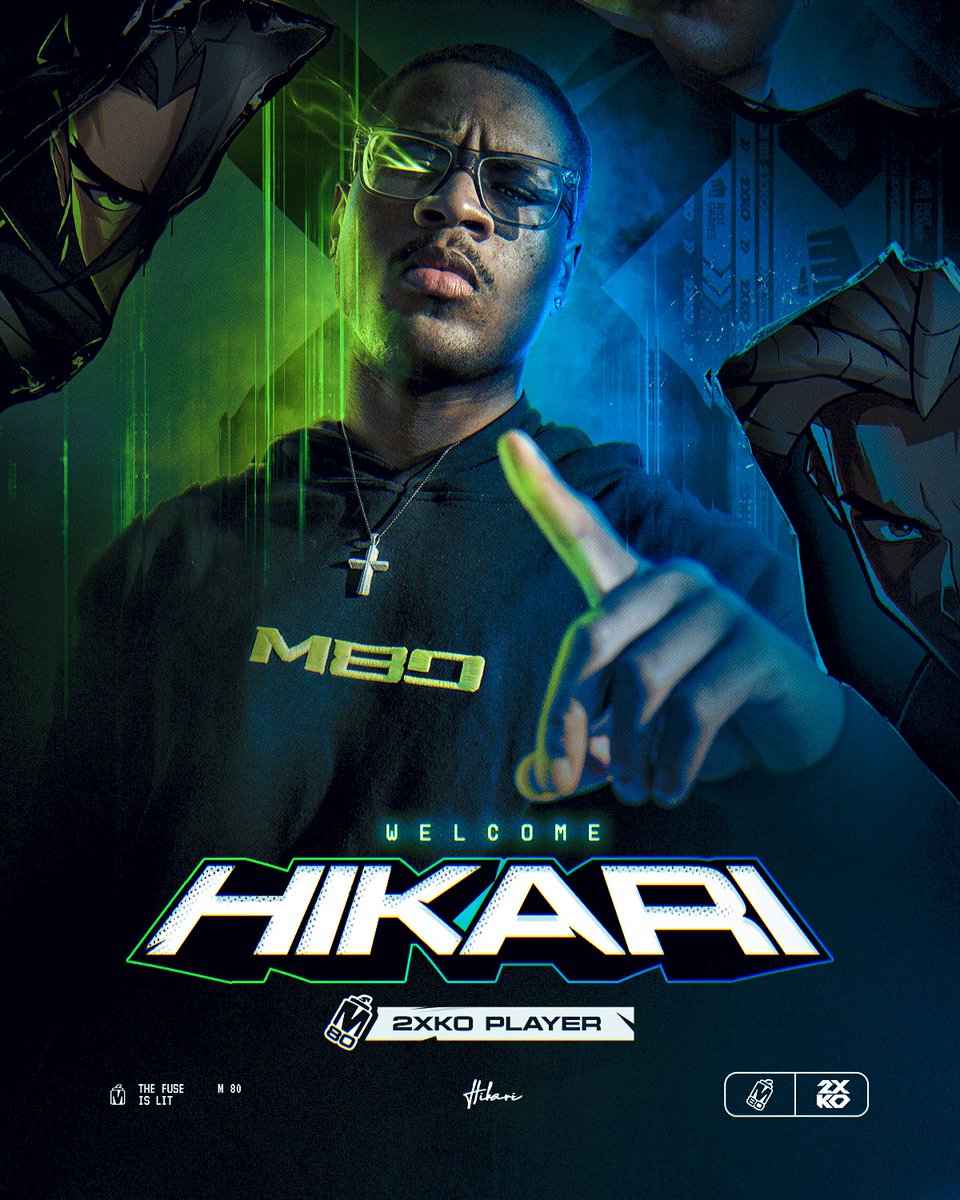 M80gg's tweet image. Fight club expanded ✅

welcome @HikariNYC to M80 2XKO!