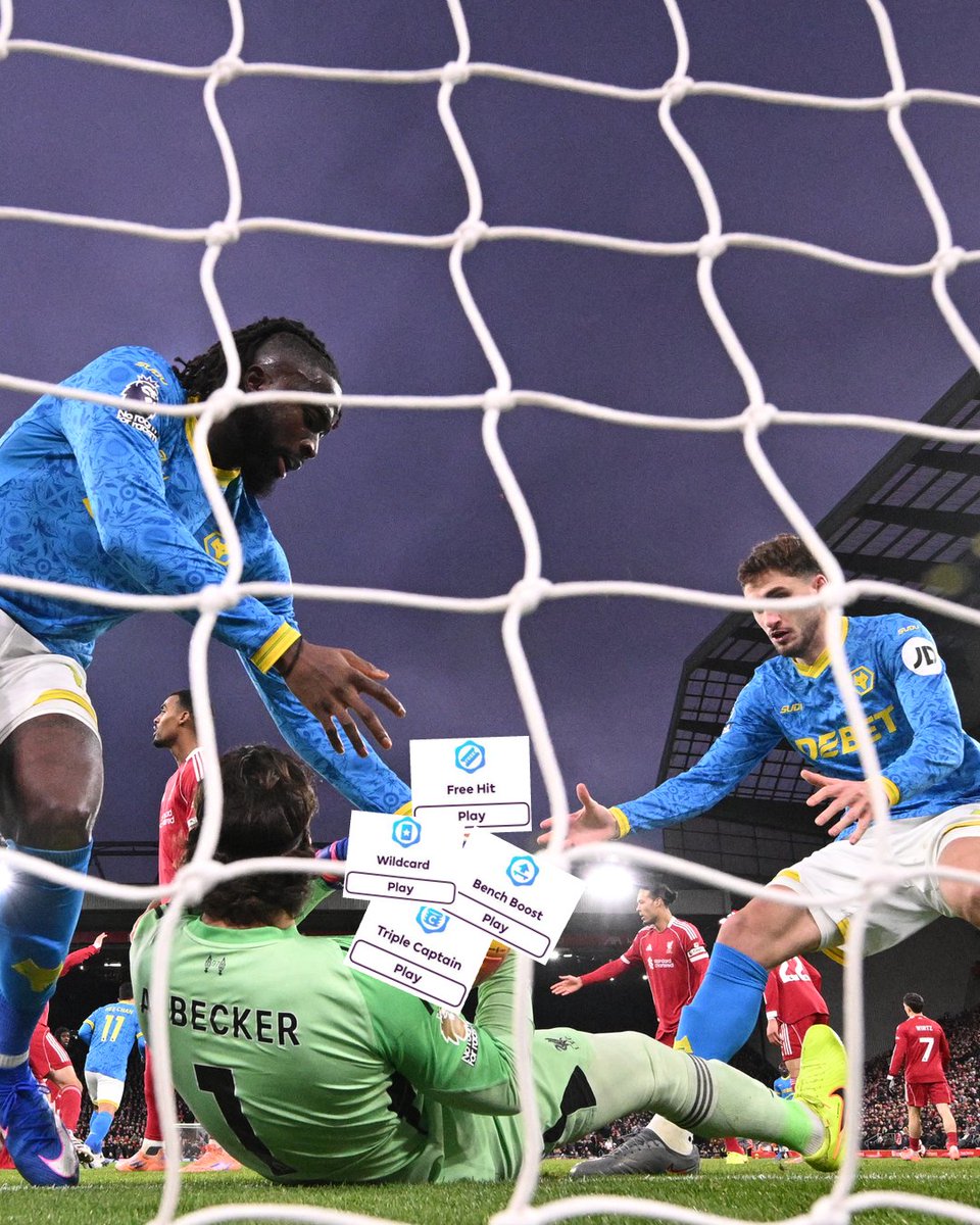 OfficialFPL's tweet image. Chip refresh 🔄

All four chips are now available again for all managers ❤️