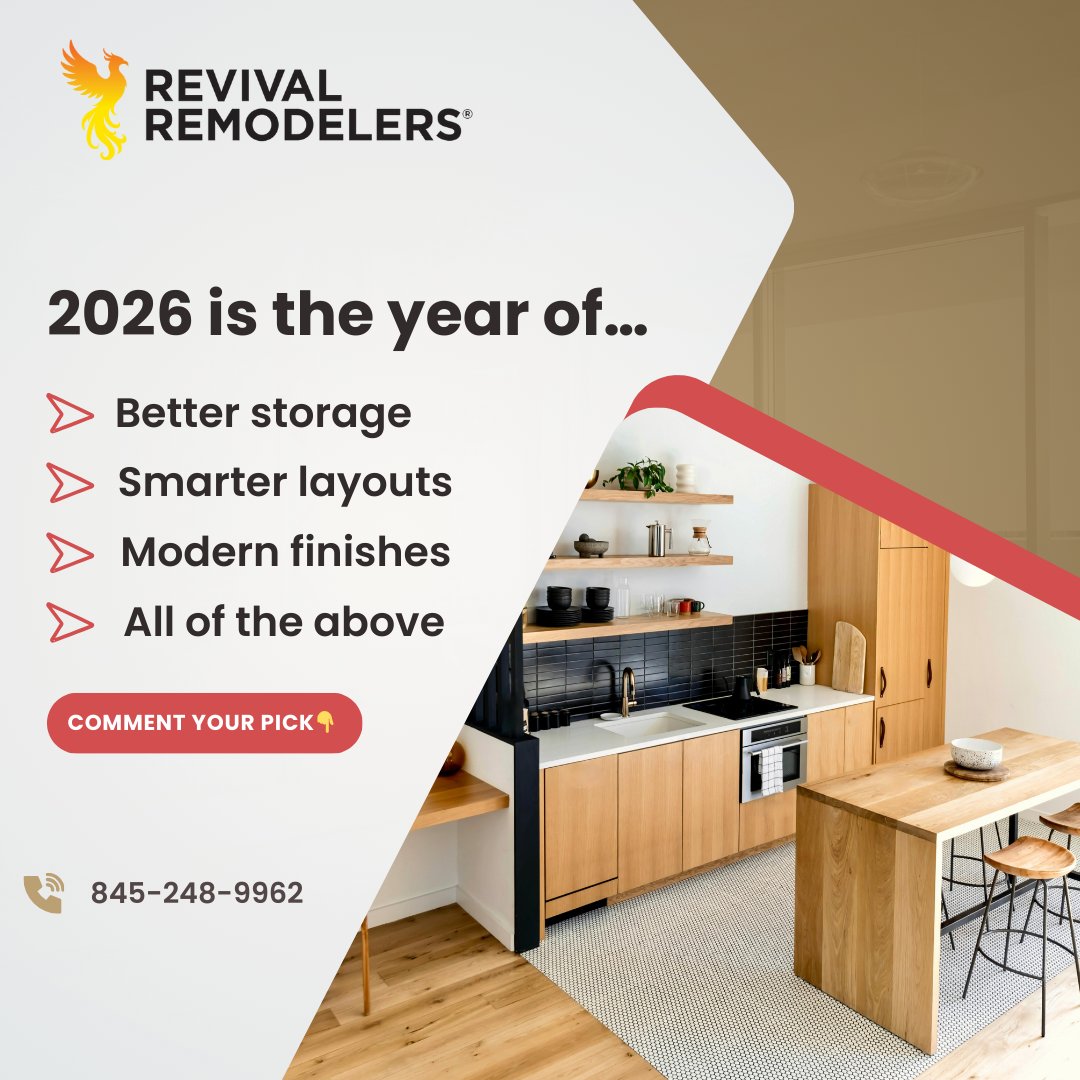 RevivingKitchen's tweet photo. Better storage.
Smarter layouts.
Modern finishes.
2026 is the year of all of the above.
Remodel smarter with Revival Remodelers in Palm Beach.

📞 845-248-9962
🌐 https://t.co/jTuPrvZXT4

#RevivalRemodelers #PalmBeach #HomeRemodeling #ModernHomes #DesignTrends https://t.co/0sR70EGCXL