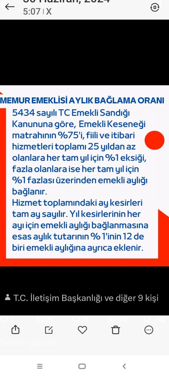 #MemurEmeklisi nin talebi açık ve net!Memur emeklisi 32aydır verilmeyen Yasal/helal seyyanen zam hakkını istiyor.375/40 S.Ek maddeyi İPTAL Edin,32 aylık yasal seyyanen zam hakkımızı verin
<a href="/RTErdogan/">Recep Tayyip Erdoğan</a> 
<a href="/Akparti/">AK Parti</a> 
<a href="/_cevdetyilmaz/">Cevdet Yılmaz</a> 
<a href="/avabdullahguler/">Abdullah Güler</a> 
#MemurEmeklisineAdalet 
#EmekliMemur