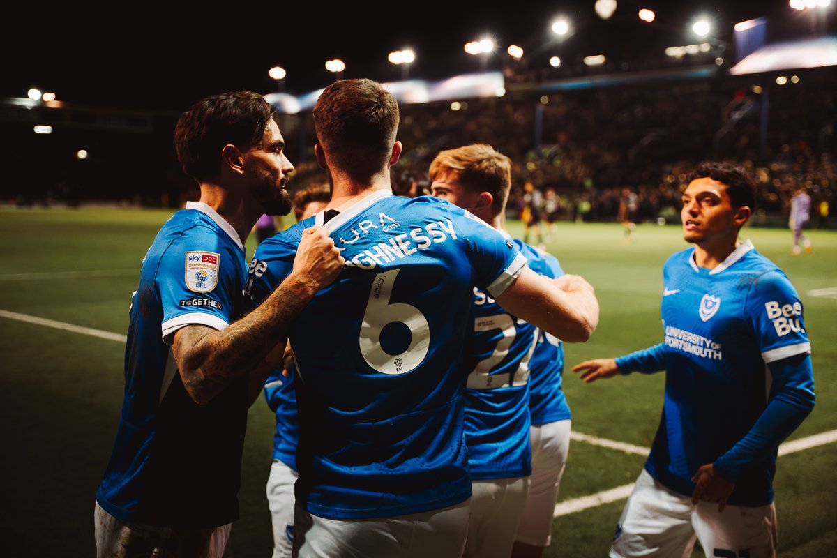 Pompey's tweet photo. Shaughs scenes. 💙 https://t.co/8M8TDaHilr