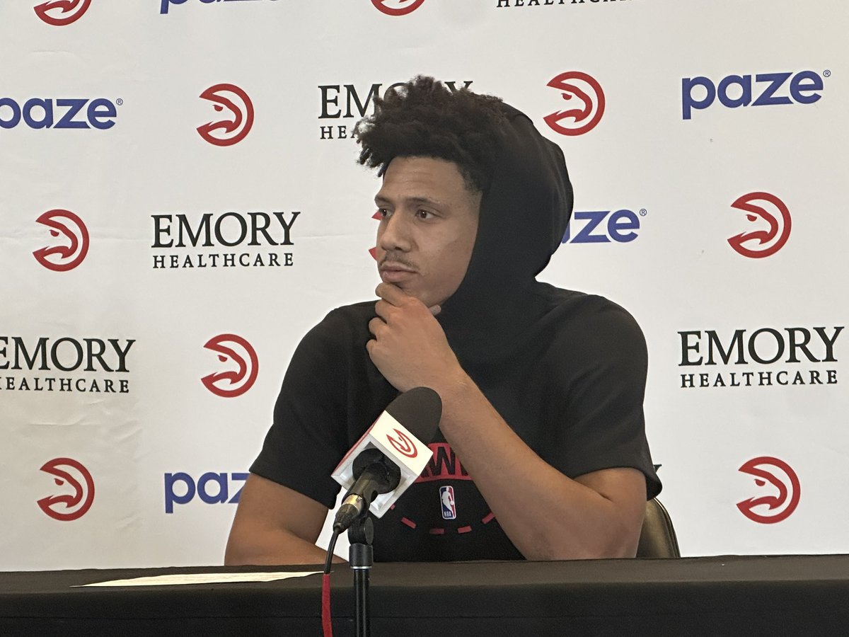 In December, Jalen Johnson is averaging 

25.0 points
11.3 rebounds
10.5 assists 

If he plays tomorrow, he would need 5 assists to average a triple-double for the month.