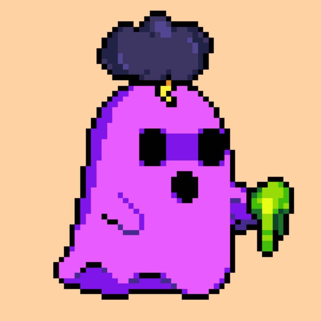 A little ghost floated my way… 👻💜

Thank you <a href="/jessthemessx4/">JessTheMess</a>  for the Ghost Labs gift (in my fav. color to boot) and <a href="/PlatyMama_/">🥚PlatyMama</a>  for the nomination; such a sweet surprise🤍
Loving the playful, curious energy around <a href="/GhostLabNFT/">Ghost Lab 👻</a> !!

Excited to be on this ghostly ride with you