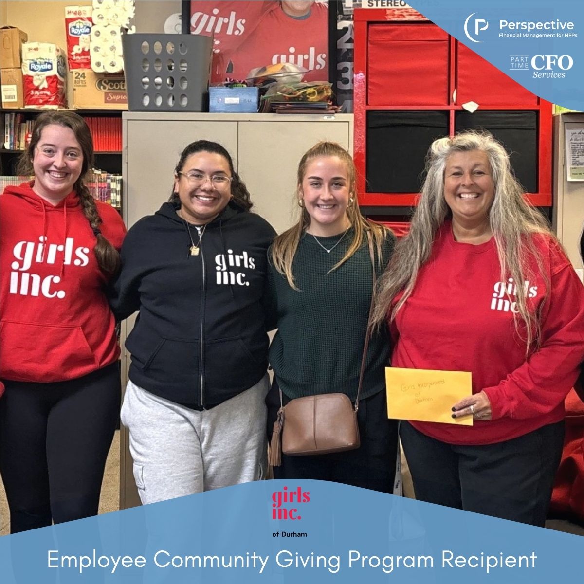PTCFO's tweet image. As part of this year's PTCFO Employee Community Giving Program, Ainsley selected Girls Inc. of Durham and Erin selected the Humane Society of Hastings Prince Edward as recipients.
#supportcommunity #giveback
