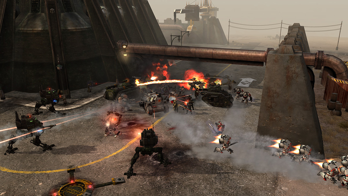 DawnOfWar's tweet photo. 🗺️Refinery, a 2vs2 community map created by MC Warhammer and Eranthis is making its debut in the official automatch map pool in Dawn of War – Definitive Edition🔗 https://t.co/bfUNcxEmPK https://t.co/z3Vfi1yYEH