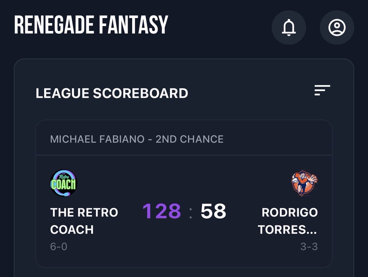 TheRetroCoach's tweet photo. @Michael_Fabiano @TrophySmack Thanks for the opportunity to salvage 2025 fantasy football for me with a championship in your Second Chance competition via @RenegadeFApp!

Have a great #NewYear2026. 🎉 https://t.co/SVKy49u0OV