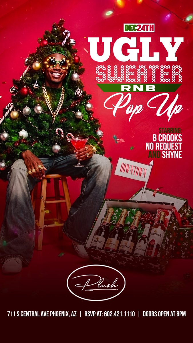 🎨: <a href="/jhow5O1/">J How</a> 
🎄: “Ugly Sweater: RnB Pop Up” Flyer
📍: Phoenix, AZ
#CreatedByJHow #DigitalTrapStar