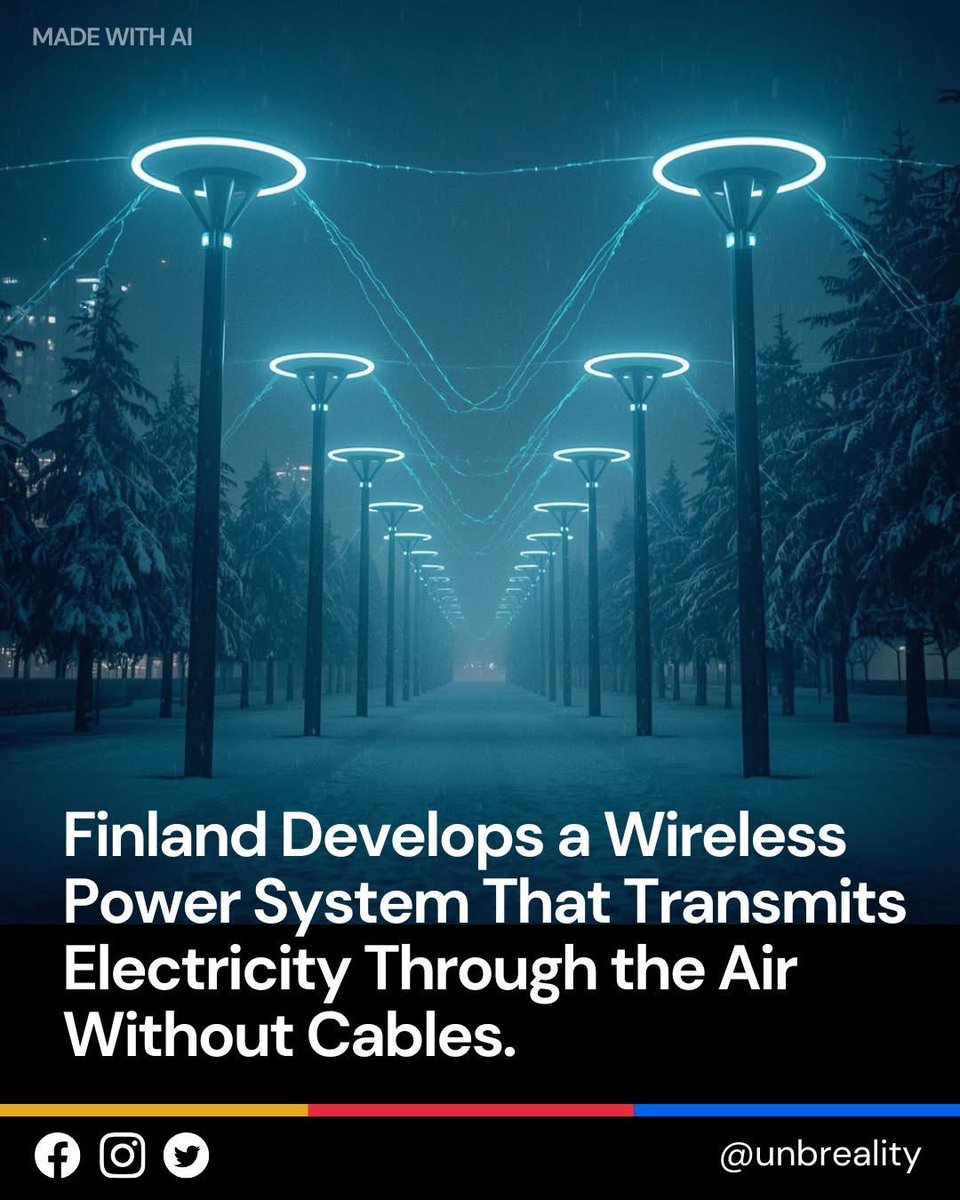 Finland is taking a major step toward a future without plugs or cables by developing a wireless power system that can transmit electricity through the air. What once belonged to science fiction is now entering real world testing, showing that energy may soon be delivered without