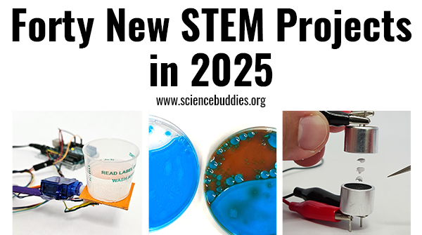 ScienceBuddies's tweet photo. We added 40 hands-on STEM projects for K-12 students in 2025. Featured projects include cutting-edge simulations, machine learning, device design, and real-world problem solving.
https://t.co/8Qb4A8WGrC

#sciencefair #scienceprojects #scienceteacher https://t.co/fmLnjIUEXc