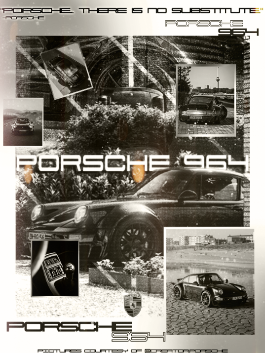 Cool Porsche poster with <a href="/tsujidzn/">suji</a>