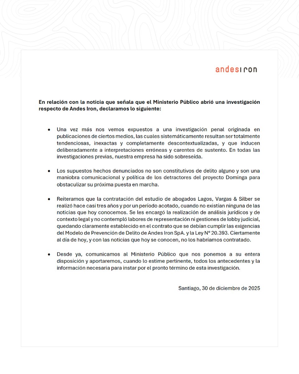 Declaración pública.