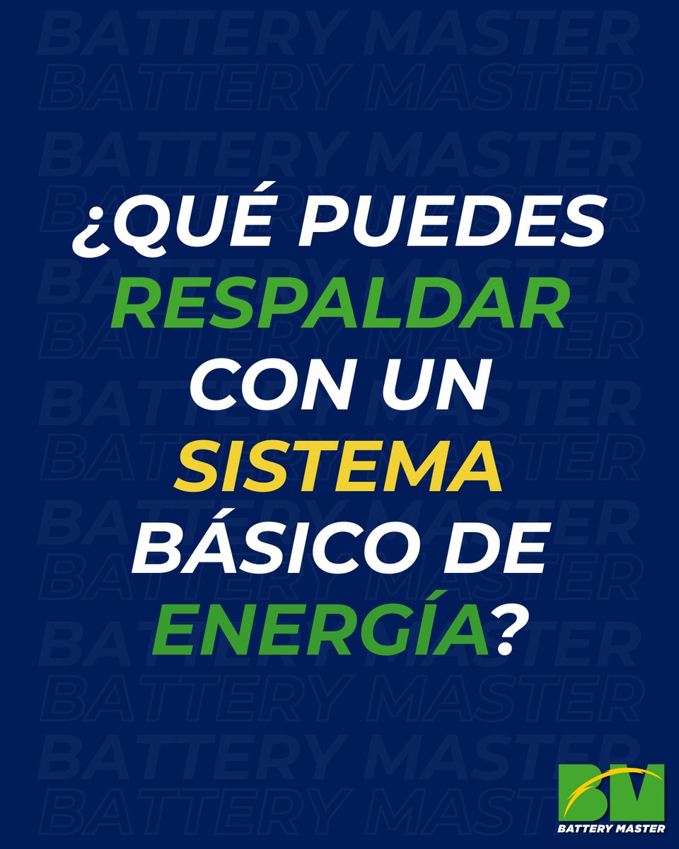 BatteryMasterMX's tweet image. ¡No te quedes a oscuras!
¿Sabías todo lo que un sistema básico de energía puede hacer por ti? 
Desliza y conoce el poder de estar respaldado.
Te ayudamos a elegir el sistema correcto. ¡Pregúntanos cómo! 📷
#PowerBackup #Energia #BatteryMaster #HogarSeguro #TipsDeEnergia #SinLuz