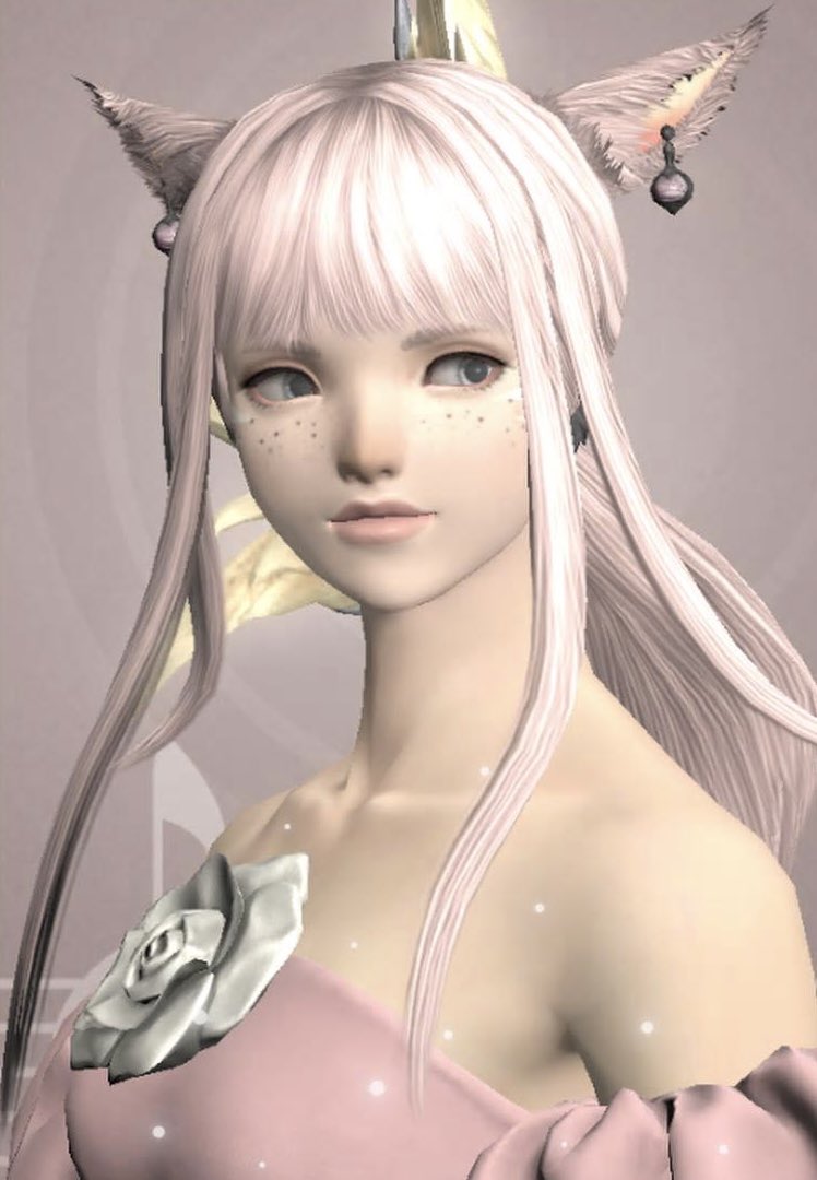 bought a phantasia and gave a new look to ophelia 🤍 #ffxiv