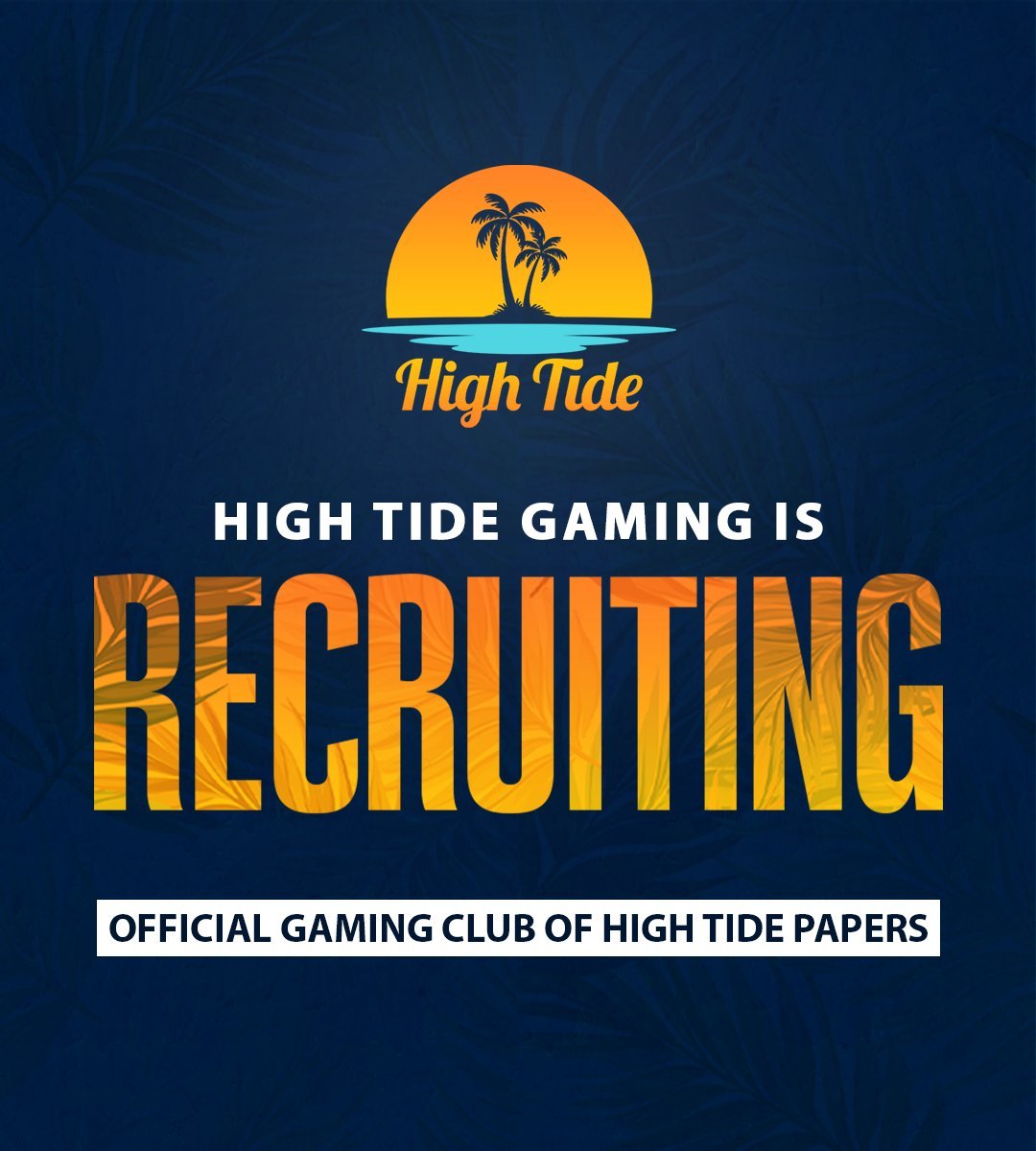 gghightide's tweet image. 🗣️ | We're Recruiting!

High Tide Gaming is looking for:  
- Creators  
- Community Mods   
- Short Form Editors 
- Esport Teams

If you're a stoner in the gaming community and want to apply to join the #HighTideFam, send us a dm today! 🍃