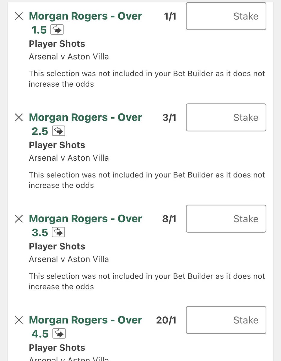 Rogers shot ladder 🪜 
1u
.5u
.2u
.1u

Profit from 2 shots