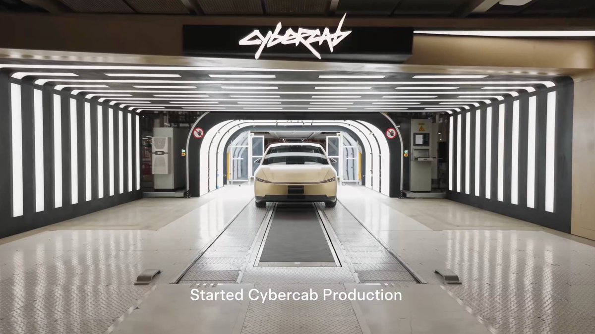 SawyerMerritt's tweet image. Tesla says they've already started Cybercab production 👀