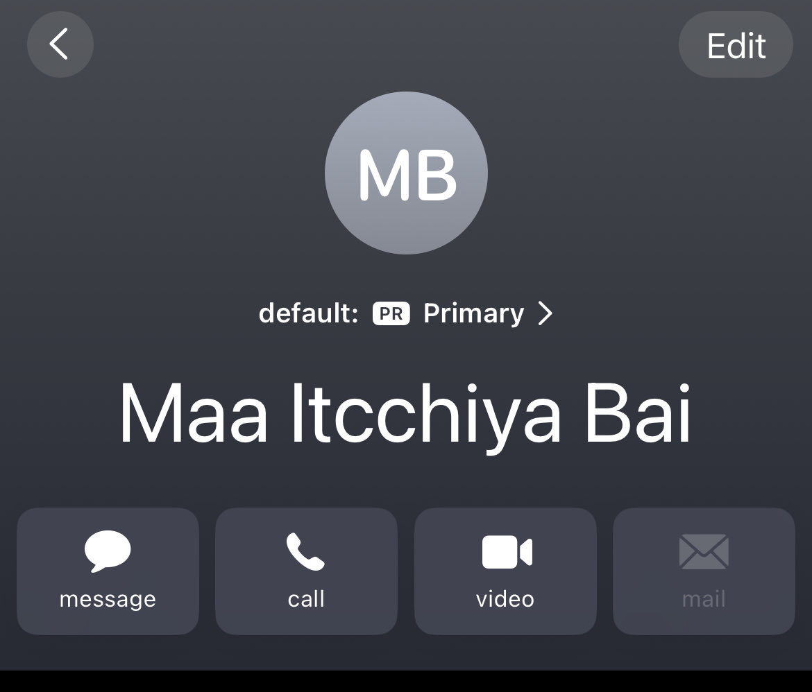 TheDimLaltain's tweet photo. RIP dadi (1938-2025)

Feels weird ki no more calls will be dialled to this number… https://t.co/9mubNbrUgQ