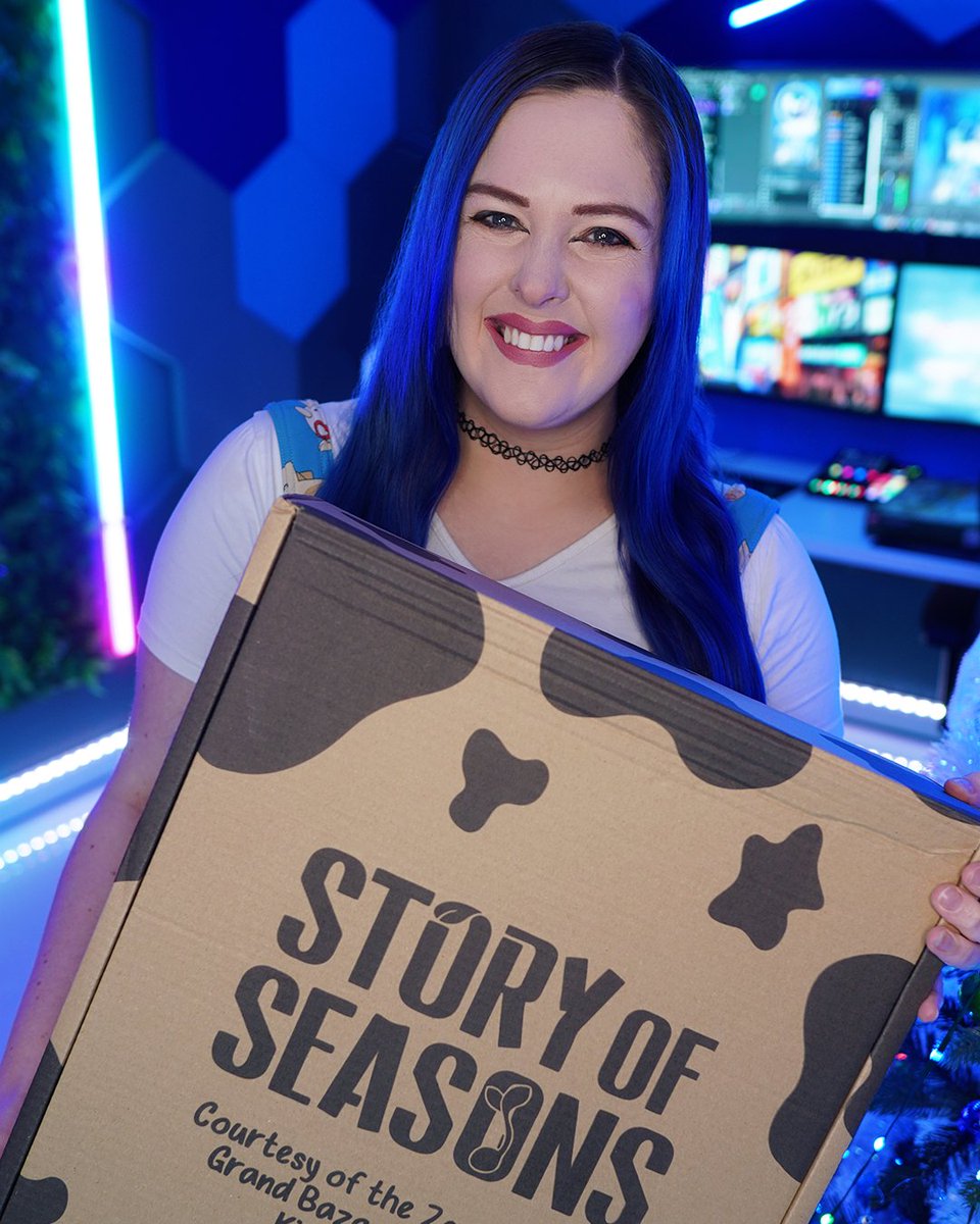 QueenieandBlue's tweet photo. Hope you guys had an amazing Christmas
I'm heading live hearing all your Christmas stories and with my own HUGE @StoryofSeasons Christmas gift from our friends at @MarvelousEurope ๐ Come and unbox this mega pack with me https://t.co/DBORJ37cTY #adgifted https://t.co/XgbI6OHZqK
