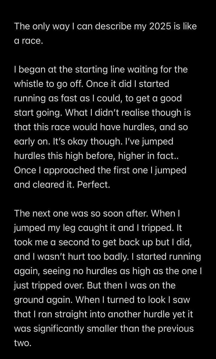 guqqie's tweet image. something i wrote back in august for a video i never ended up making. the last two paragraphs were written today

to anyone who has had a rough year this year i hope next year is a lot kinder ❤️